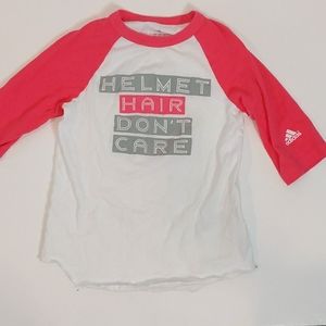 Helmet Hair  Don't Care Adidas top